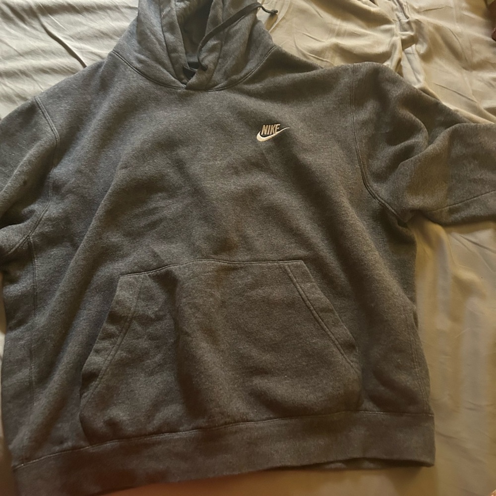 grey nike hoodie